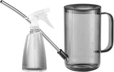Immagine prodotto di Annaffiatoio e spruzzatore per piante - 1 litro - Plastica - Grigio