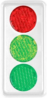Produktbild von Reflektor "Ampel" Weiß