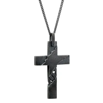 Produktbild von cai Halskette 925/- Sterling Silber 55cm Silbergrau ohne Stein 132250527-55