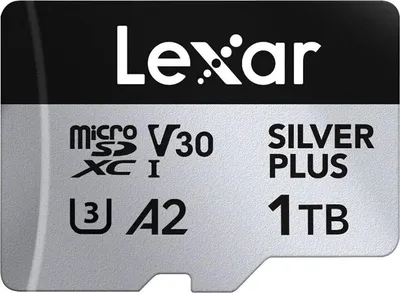 Image de LEXAR Carte microSDXC Silver Plus UHS-1 1To R205/W150 V30