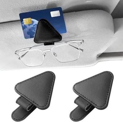 Produktbild von Famanu Halter für Sonnenblende - Set von 2 Brillen- und Taschentuchhaltern