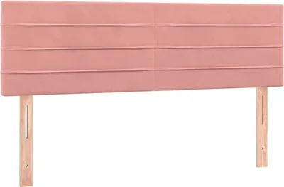 Produktbild von Kopfteile Rosa 144x5x78/88 cm Samt