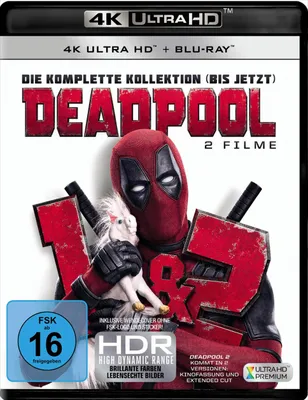 Produktbild von Deadpool 1&2 (UHD+BR) 6Disc UHD+BR+Boni