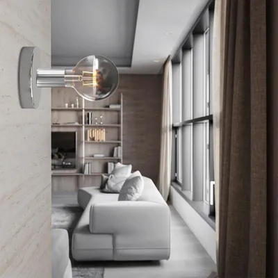 Image de Lampe Fermaluce en métal avec ampoule Globo