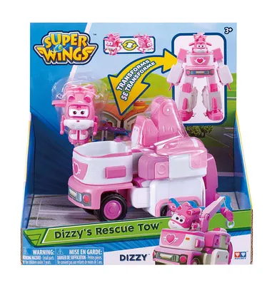 Zdjęcie produktu dla Auldeytoys EU720314 - Super Wings Medium Transform Vehicle 18 cm - Dizzy