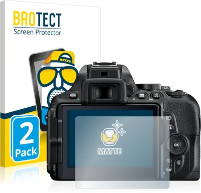 Produktbild von 2x BROTECT Schutzfolie für Nikon D5600 Displayschutz Displayschutzfolie Folie Matt Entspiegelungsfolie