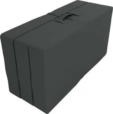 Immagine prodotto di POKAR materasso pieghevole 3 pezzi materasso pieghevole per ospiti letto da campeggio letto pieghevole, dimensioni:120 x 195 x 15 cm, colore:antracite - impermeabile