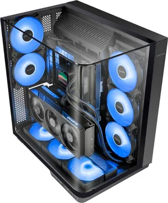 Produktbild von Mars Gaming MC-INFINIO, Tower, PC, Schwarz, ATX, micro ATX, Mini-ITX, Gaming, Multi