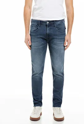 Produktbild von Replay Anbass Slim Fit Jeans, Blau 31W x 30L