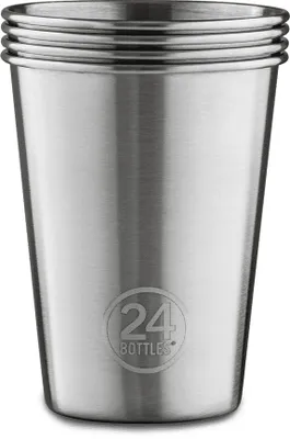 Image de 24Bottles Party Cup 4 Pack Gobelets en acier inoxydable 450ml
