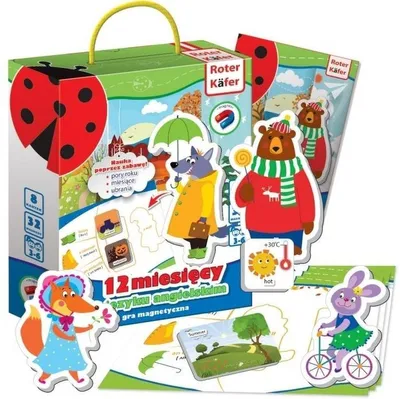 Produktbild von Gra magnetyczna Angielski Roter Kafer dla dzieci 3-6 lat