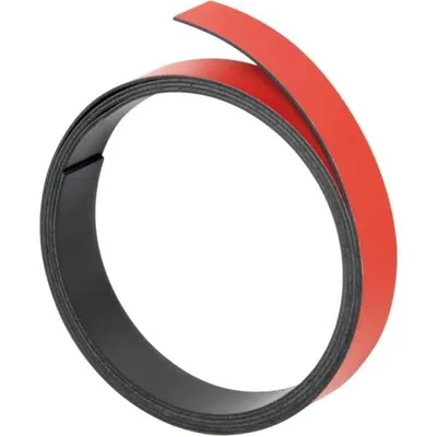 Produktbild von Franken M80201 Magnetband - 100 cm x 10 mm, rot