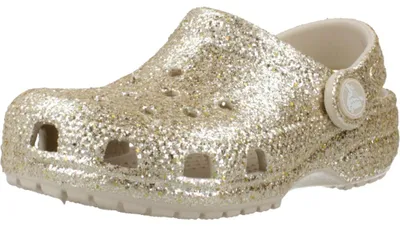 Image de Crocs Classic Chunky Glitt Couleur D´or