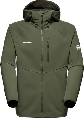 Produktbild von Mammut Ultimate Comfort SO Herren Kapuzenjacke Wanderjacke grün L