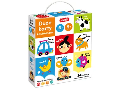 Zdjęcie produktu dla CzuCzu Große Kontrastkarten ab 6 m + ZA4238 universal
