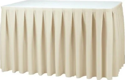 Produktbild von Skirting Mit Kellerfalten Ecru