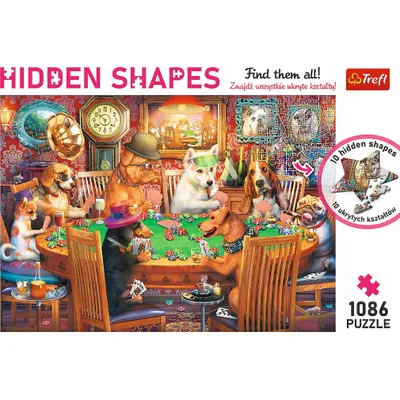 Obrázok produktu pre Puzzle 1086 Skryté tvary Wieczór gier 10749