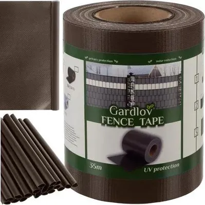 Produktbild von Gardlov 23702 Sichtschutzfolie für Zäune, 19 cm x 35 m, 450 g/m², braun