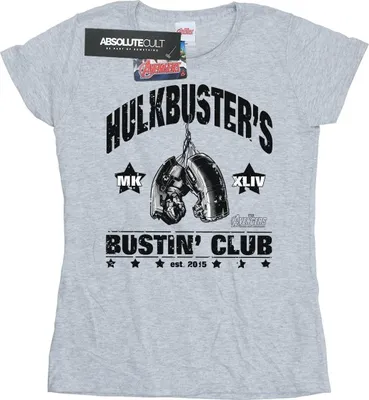 Produktbild von Marvel - "Hulkbuster's Bustin' Club" T-Shirt für Damen BI8711 (M) (Grau)