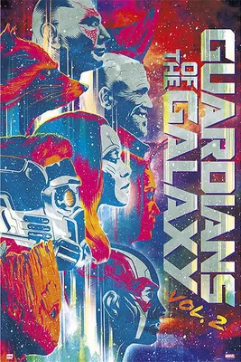 Produktbild von Poster Marvel Guardians of the Galaxy Vol 2 61x91.5cm
