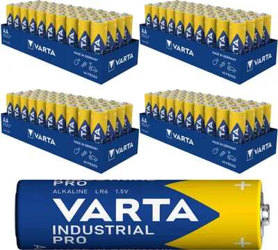 Produktbild von Batterien VARTA 4006, Mignon AA / LR6 Alkaline, Industrial PRO, 1,5V, 160 Stück
