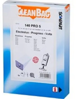 Produktbild von CleanBag Staubsaugerbeutel 140PRO5 kompatibel zu Progress