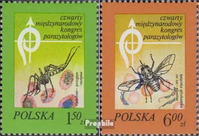 Produktbild von Briefmarken Polen 1978 Mi 2567-2568 (kompl.Ausg.) postfrisch Parasitologen Kongress
