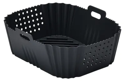Produktbild von Silikon-Airfryer-Einlagen für Ninja SL400UK, Antihaft-Backblech, wiederverwendbarer Airfryer-Korb, Küchenzubehör