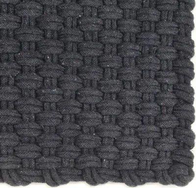 Produktbild von vidaXL Teppich Rechteckig Anthrazit 160x230 cm Baumwolle