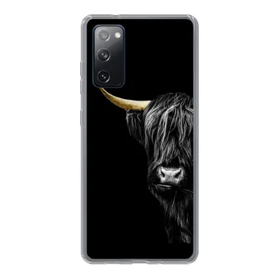 Produktbild von MuchoWow® Handyhülle Schutzhülle Hülle für Samsung Galaxy S20 FE Schottischer Hochländer - Kühe - Gold Silikon Softcase Handy Hülle - Abdeckung