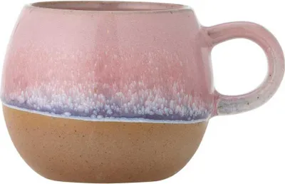 Produktbild von Bloomingville Espresso Tasse PAULA Rosa Blau mit Henkel Keramik Geschirr