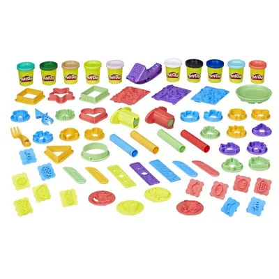 Produktbild von Play-Doh Ciastolina Mega Party Matte Set + 10 Tuben E2542