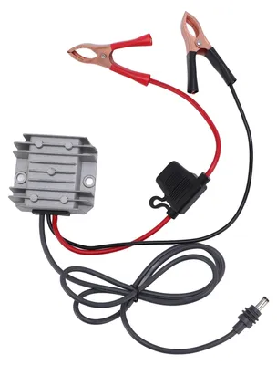 Obrázek produktu pro Převodník napětí pro satelitní zařízení, 12 V/24 V na 30 V, 3,5 A, přenosný transformátorový kabel s krokosvorkami