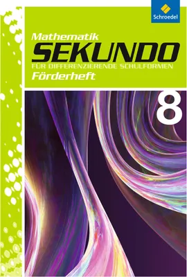 Produktbild von Sekundo 8. Förderheft. Mathematik für differenzierende Schulformen Ausgabe 2009