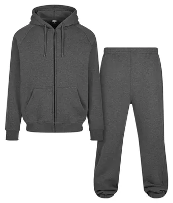 Produktbild von Urban Classics - Trainingsanzug für Herren/Damen Unisex TN135 (5XL) (Holzkohle)