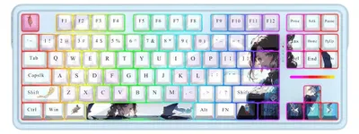 Obrázok produktu pre REDRAGON K728AK-RGB-PRO, Káblový a bezdrôtový, USB + RF Wireless + Bluetooth, Mechanický spínač kláves, Rôzne farby