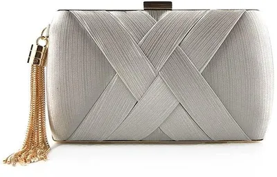 Produktbild von Abendclutch Satin Hochzeitstasche Cocktailhandtasche Damen