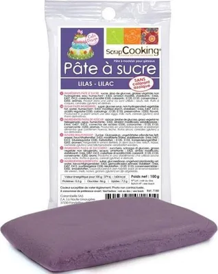 Zdjęcie produktu dla Ciasto cukrowe - fioletowe 100g