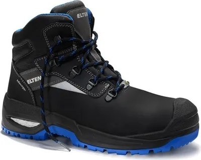 Produktbild von Sicherheitsschnürstiefel STEFANO XXSG black-blue Mid ESD S3, Gr. 39 ELTEN 768701