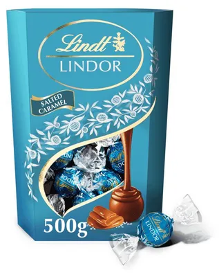Produktbild von Lindt LINDOR Cornet Caramel & Salz 500 g
