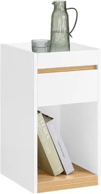 Produktbild von Nachttisch weiß - Modernes Design im marokkanischen Stil - Schlafzimmermöbel - Beistelltisch