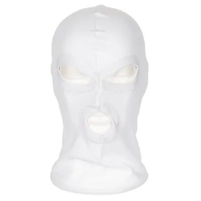 Produktbild von MFH Balaclava, 3-Loch, dünn, 100 % Baumwolle, weiß