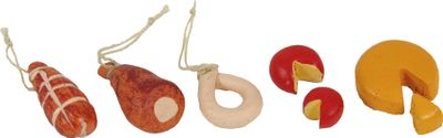 Krippenzubehör Wurst-Käseset