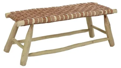 Productafbeelding van Pomax Babouche zitbank, naturel, L 105 x B 40 x H 42 cm