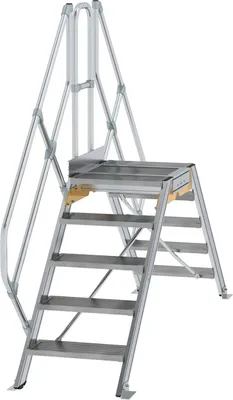 Produktbild von Günzburger Steigtechnik Überstieg 45° Stufenbreite 600 mm 5 Stufen - 600935