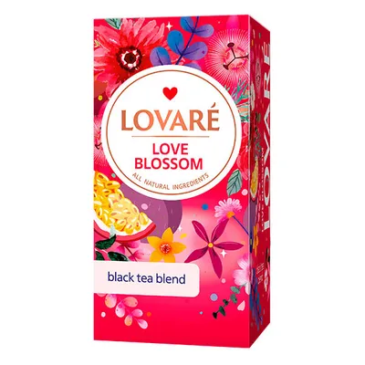 Zdjęcie produktu dla LOVARÉ Love Blossom 48g (24 saszetki, czarna herbata)