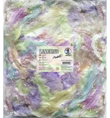 Produktbild von Flauschfedern pastell, ca. 100 g