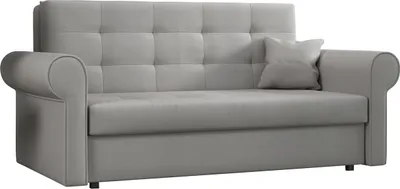 Produktbild von MIRJAN24 Schlafsofa Viva Silver III, Polstercouch mit Bettkasten und Schlaffunktion, Dreisitzer Polstersofa, Stilvoll Sofa (Mono 244)