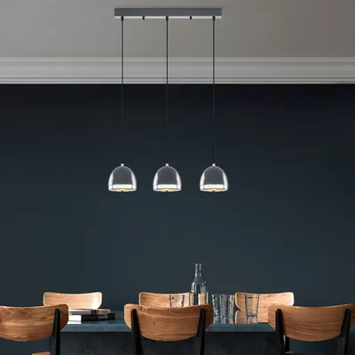 Produktbild von Opviq, MUGO- MUGOFLG, Anthrazit, Kronleuchter, 62 x 17 x 110 cm, Metallkörper