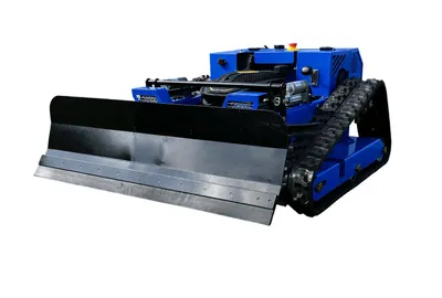 Produktbild von Ferngesteuerter Motor-Rasenmäher CW-500 Plus Blau Böschungsmäher mit Schneepflug